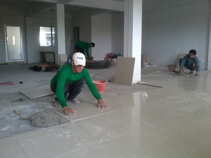 รับปูกระเบื้อง